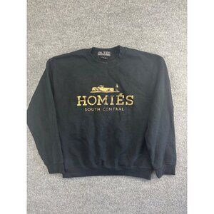 BLTEE Brian Lichtenberg Sweatshirt Unisex Medium Black Gold Homies South Central